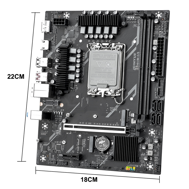 JGINYUE H810M-D/B M-ATX Gaming - Lga1851 Gaming Motherboard review and price